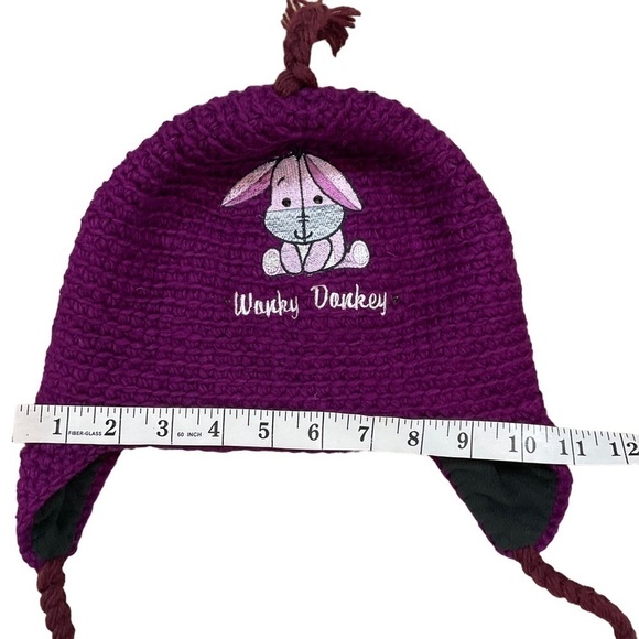 Youth Sherpa Adventure Gear Winter Hat 100% Wool Fleece lined Made in Nepal - Picture 12 of 13